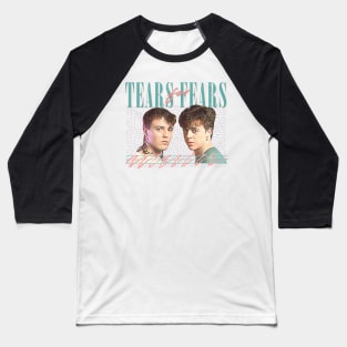 Vintage Faded-Style --- Tears For Fears Baseball T-Shirt